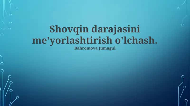 Shovqin O'lchash Asboblari 1