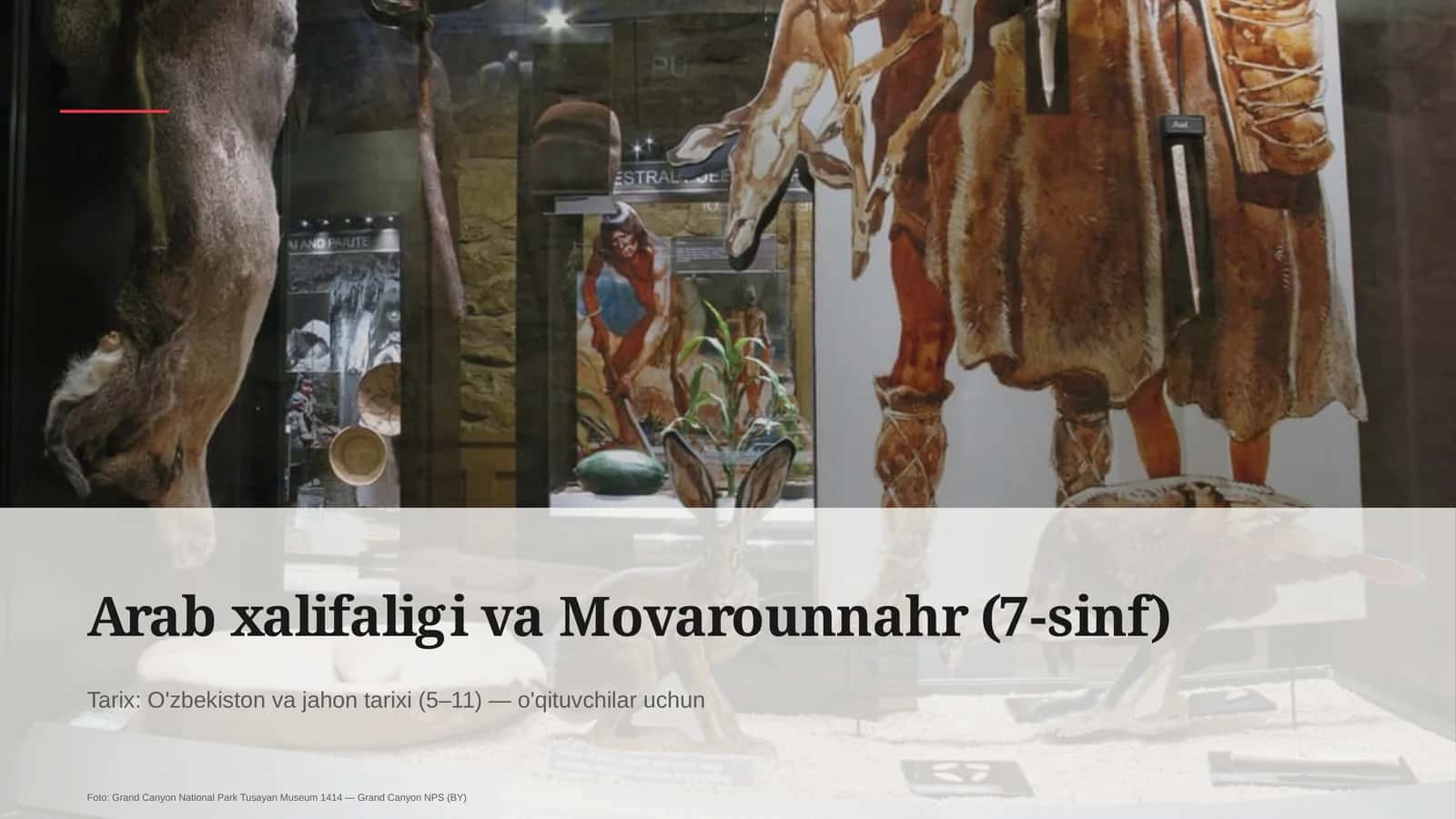 Arab xalifaligi va Movarounnahr (7-sinf) 1