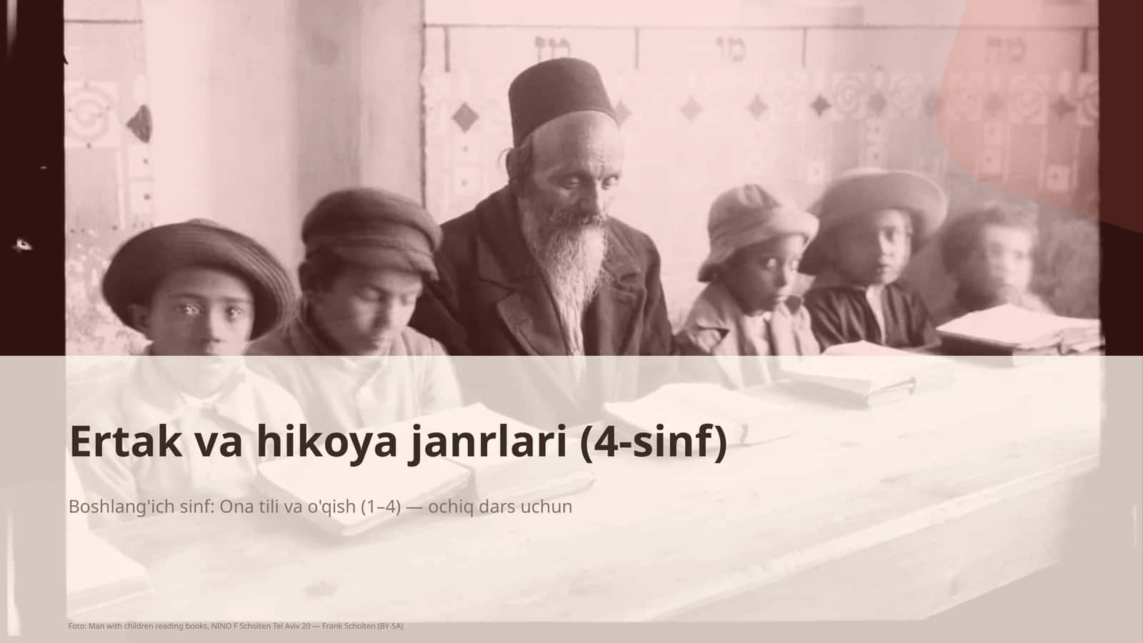 Ertak va hikoya janrlari (4-sinf) 1