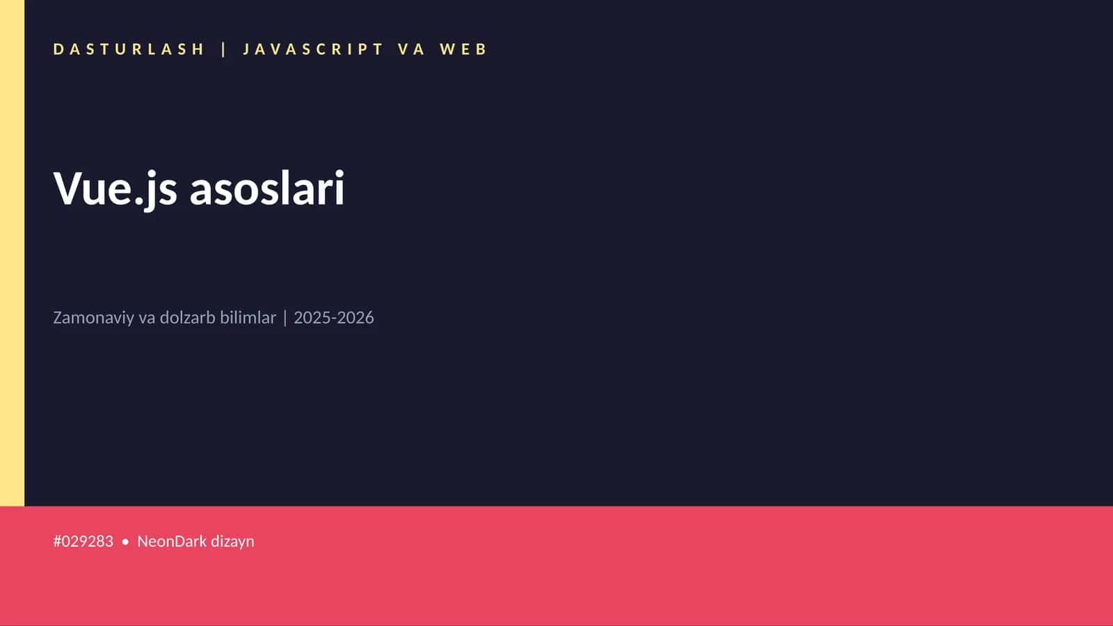 Vue.js asoslari 1
