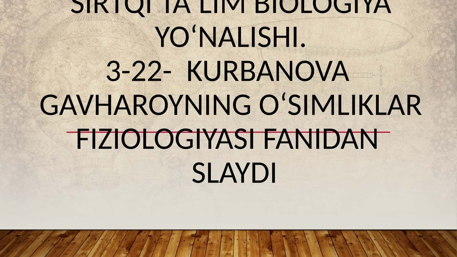 Sirtqi taʼlim biologiya yoʻnalishi 1