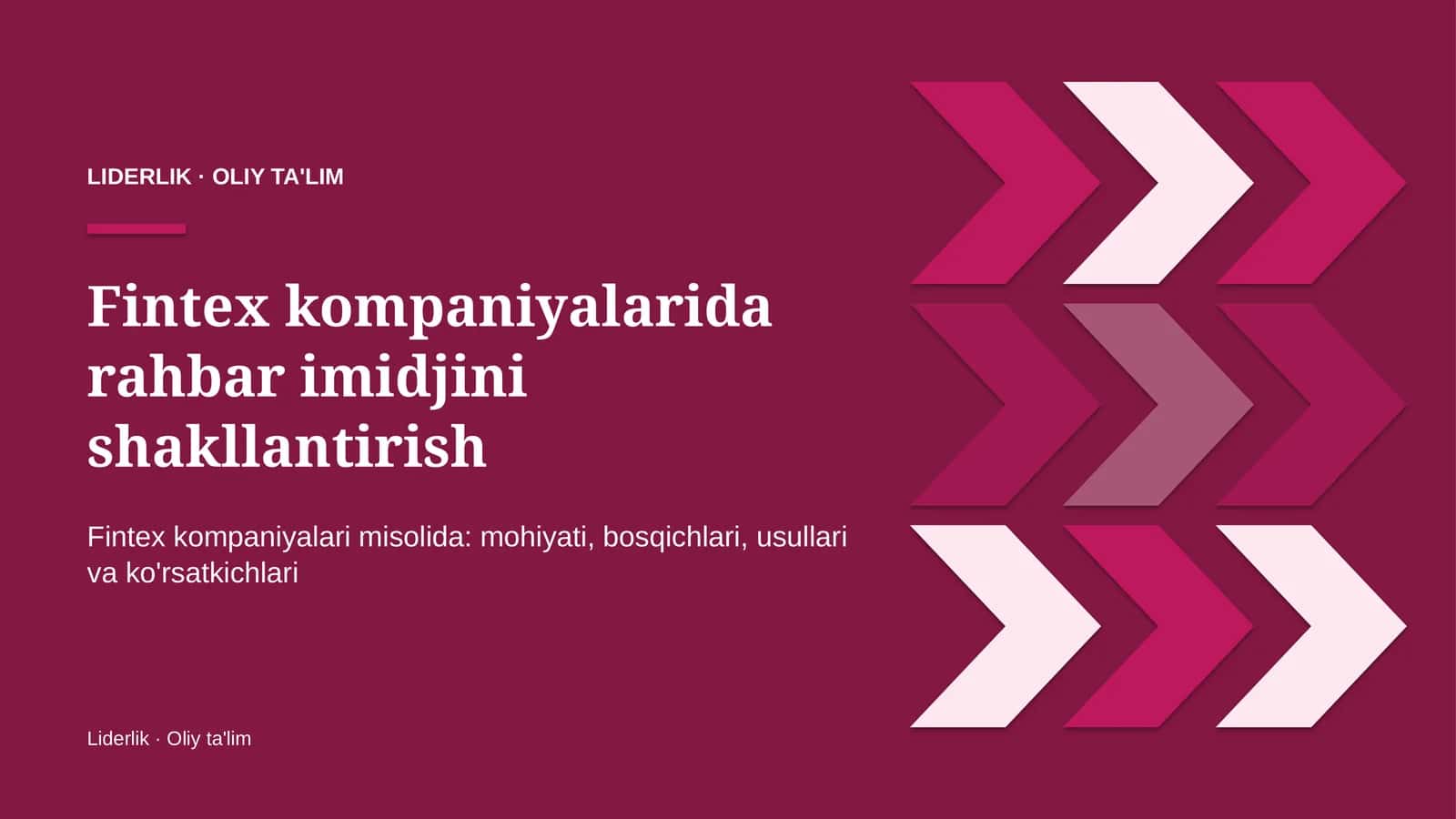 fintex kompaniyalarida rahbar imidjini shakllantirish 4967 1