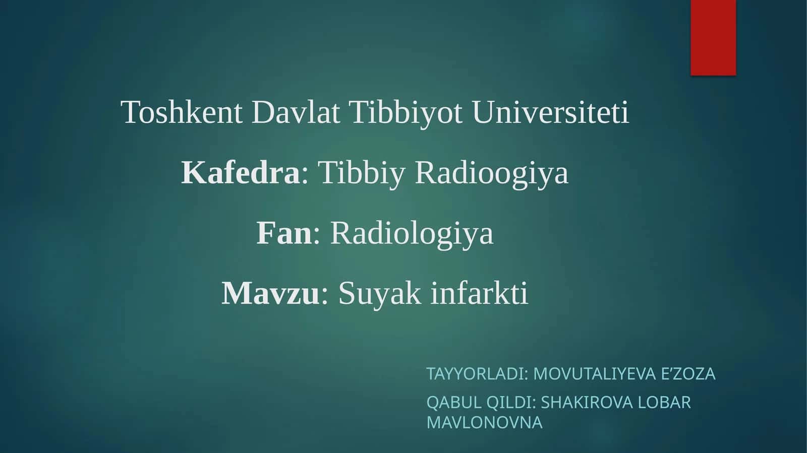 Suyakinfarkti 1
