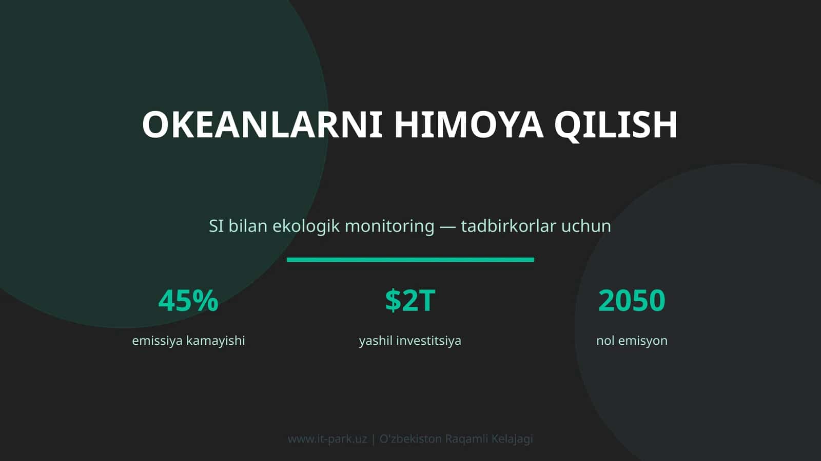 Okeanlarni himoya qilish 1