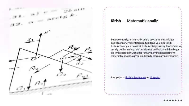 Matematik Analiz 1