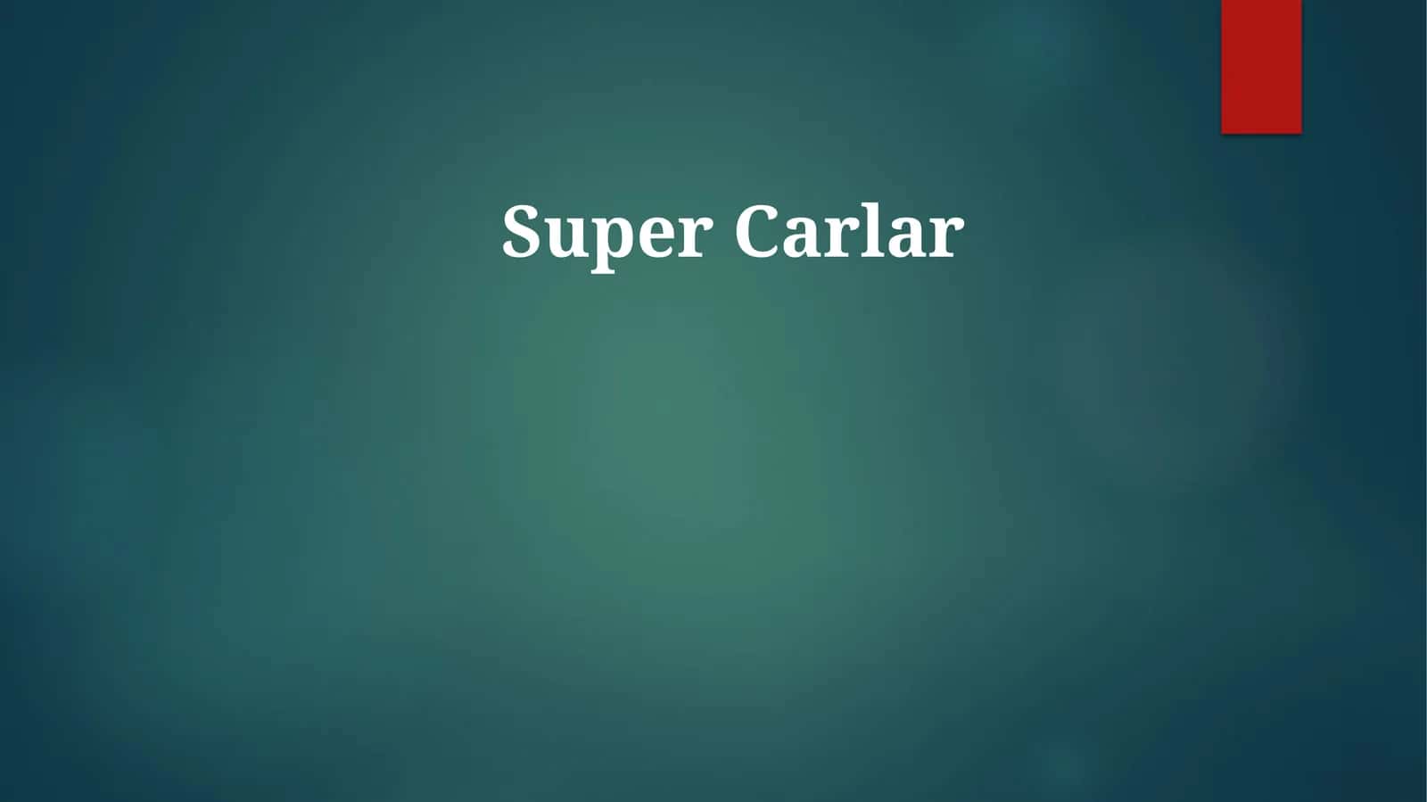 SuperCarlar 1
