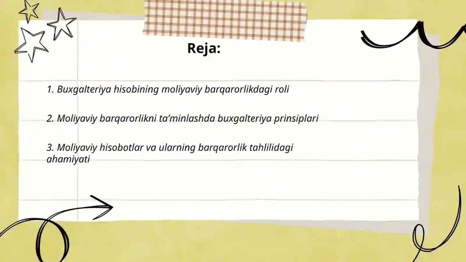 Buxgalteriya hisobi: Moliyaviy barqarorlik poydevori 2