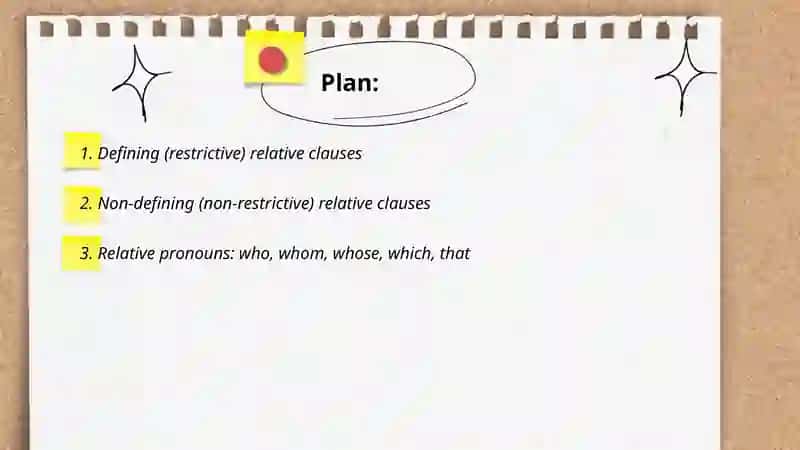 Relative Clauses 2