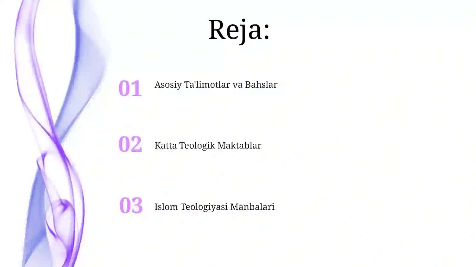 Islom Teologiyasi Manbalari 2