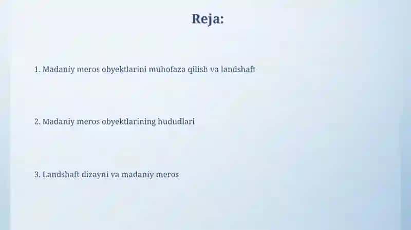 Madaniy meros ob'ektlari 2