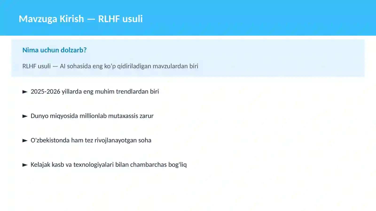 RLHF usuli 2