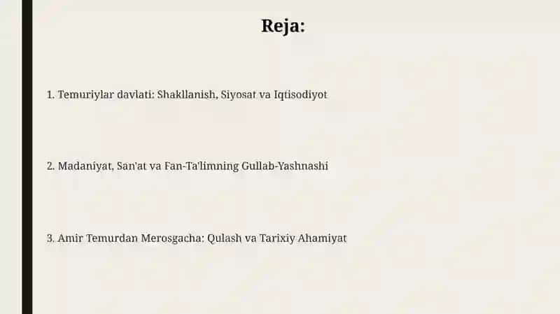Temuriylar davri 2