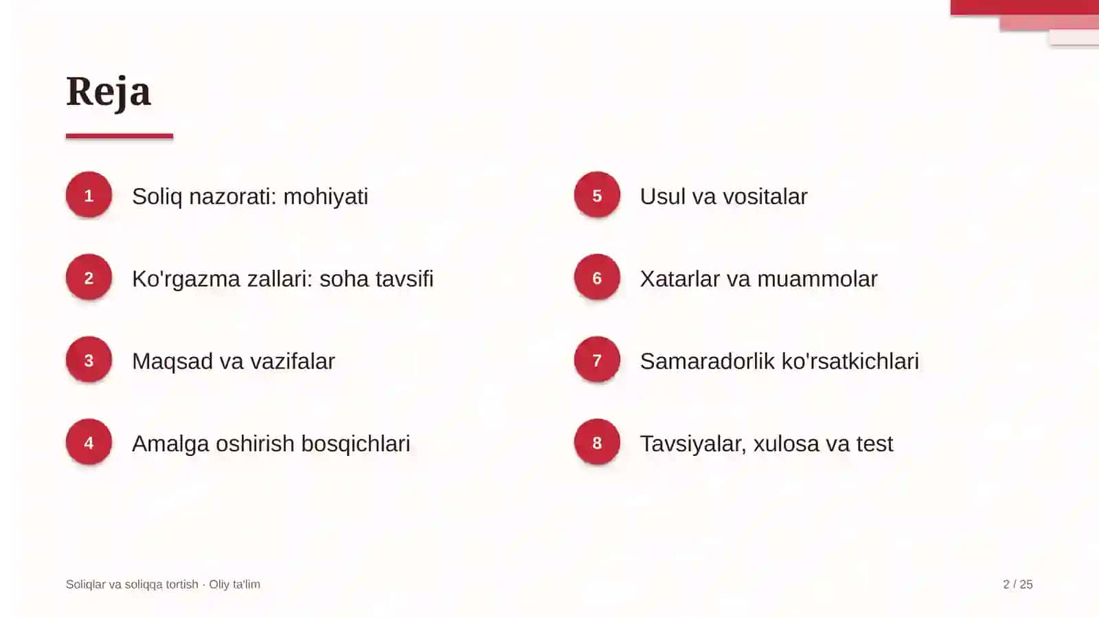 Ko'rgazma zallarida soliq nazorati 2