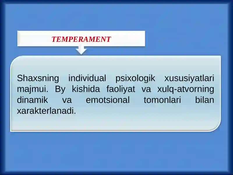 Temperament 2