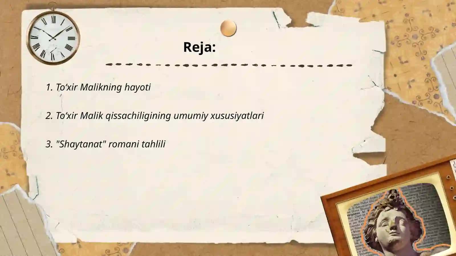 Toxir Malik qissachiligi 2