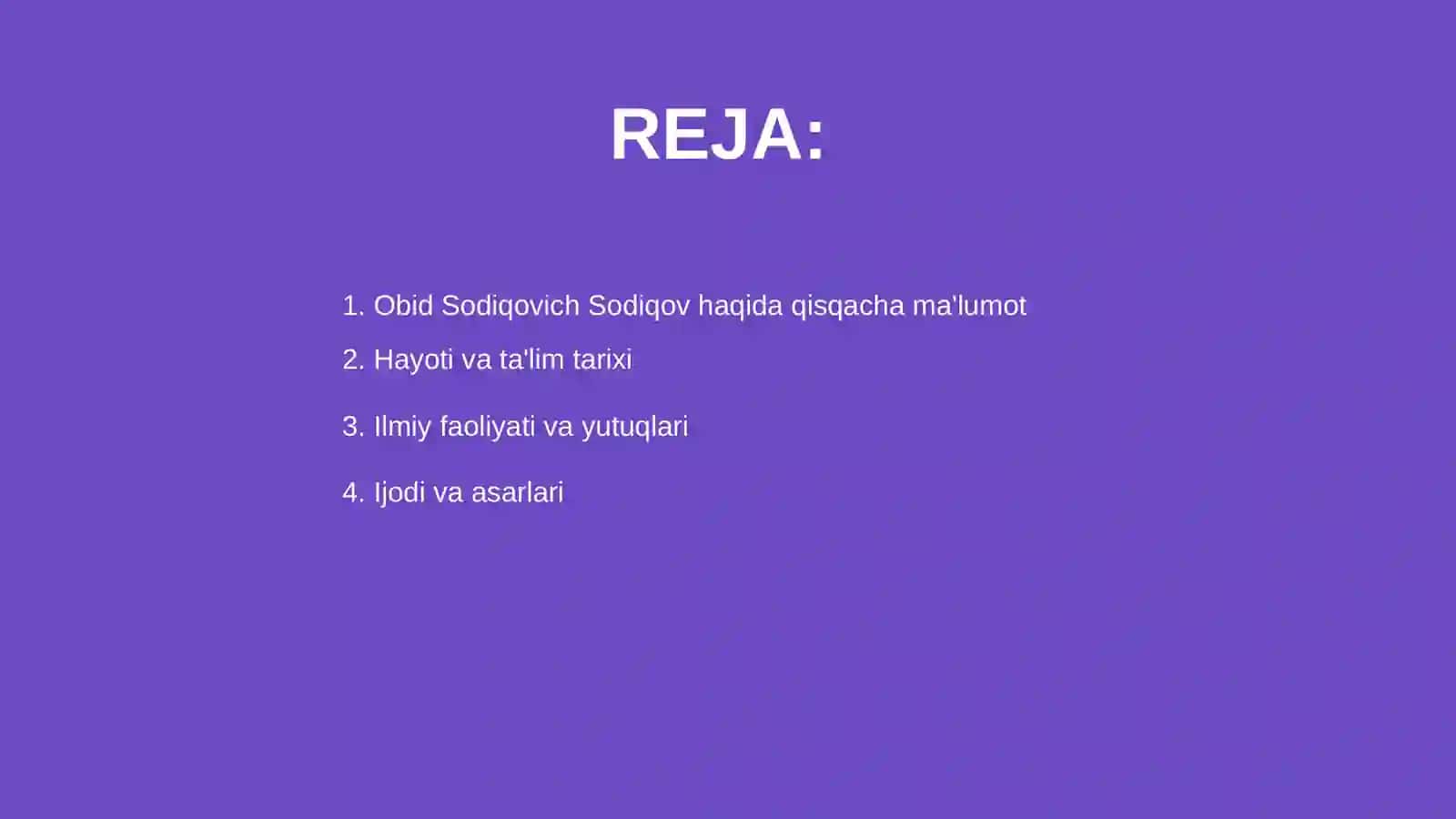 Obid Sodiqovich Sodiqov 2