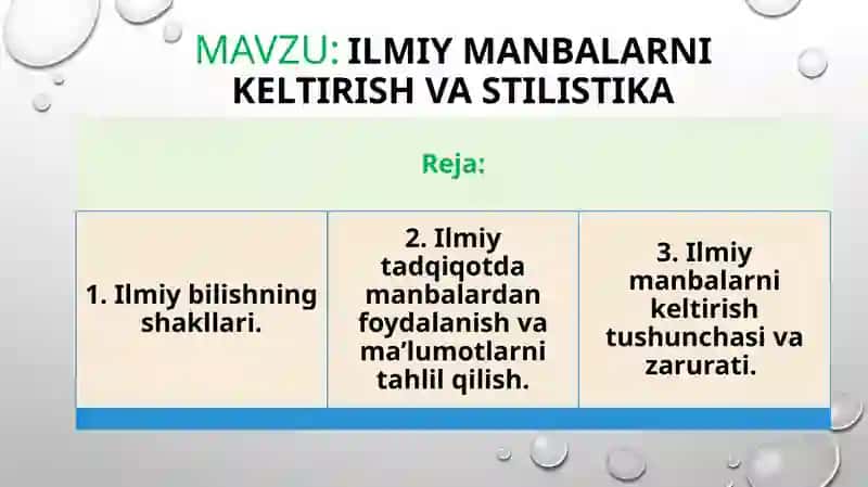 Ilmiy manbalarni keltirish va stilistika 2
