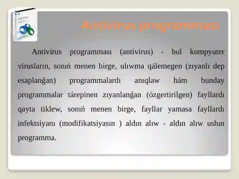 Antivirusprogramması 2