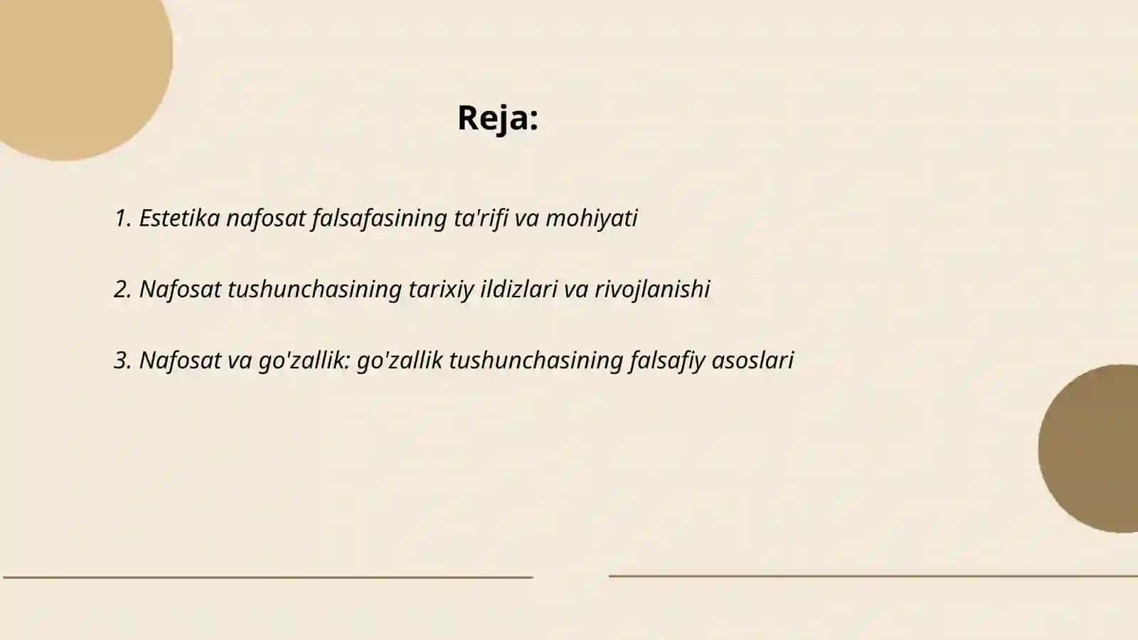 Estetika nafosat falsafasi 2