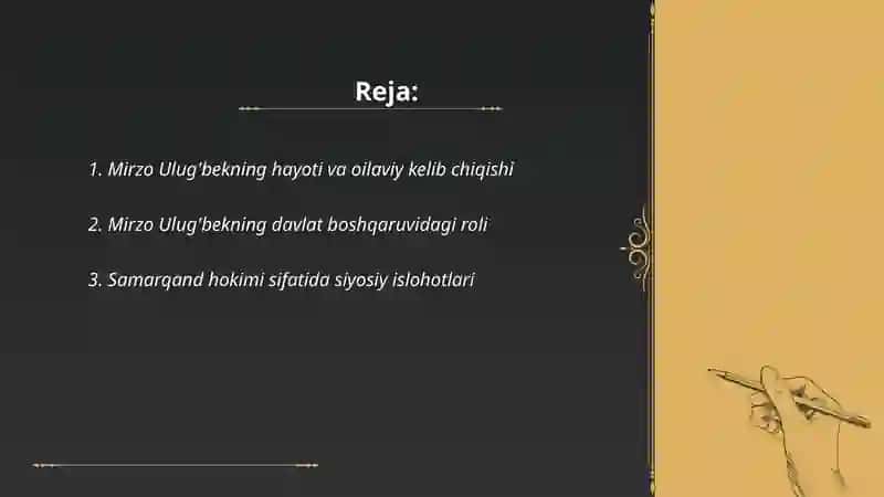 Mirzo Ulug'bek davlat arbobi va buyuk olim 2
