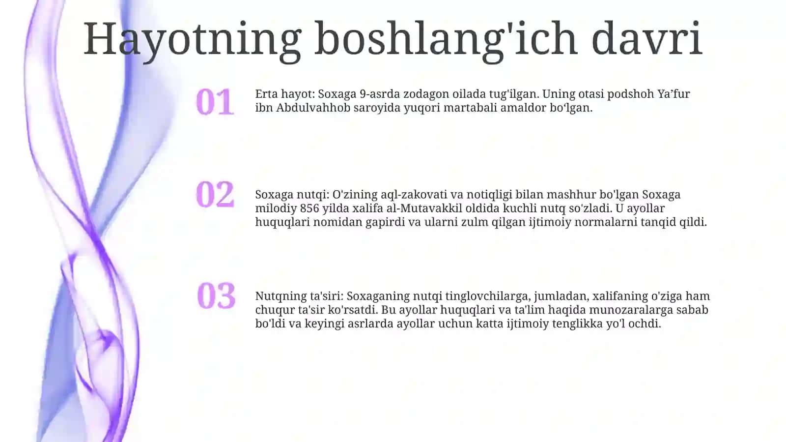 Soxaga Oid Taqdimot Nutqi 2