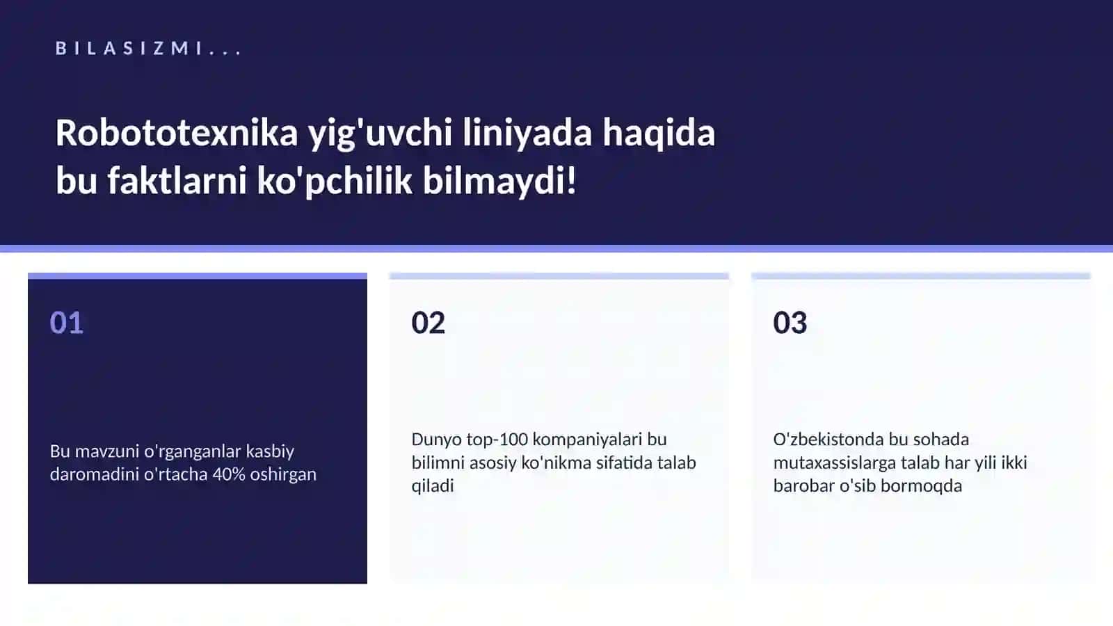 ROBOTOTEXNIKA VA AVTOMATLASHTI 2