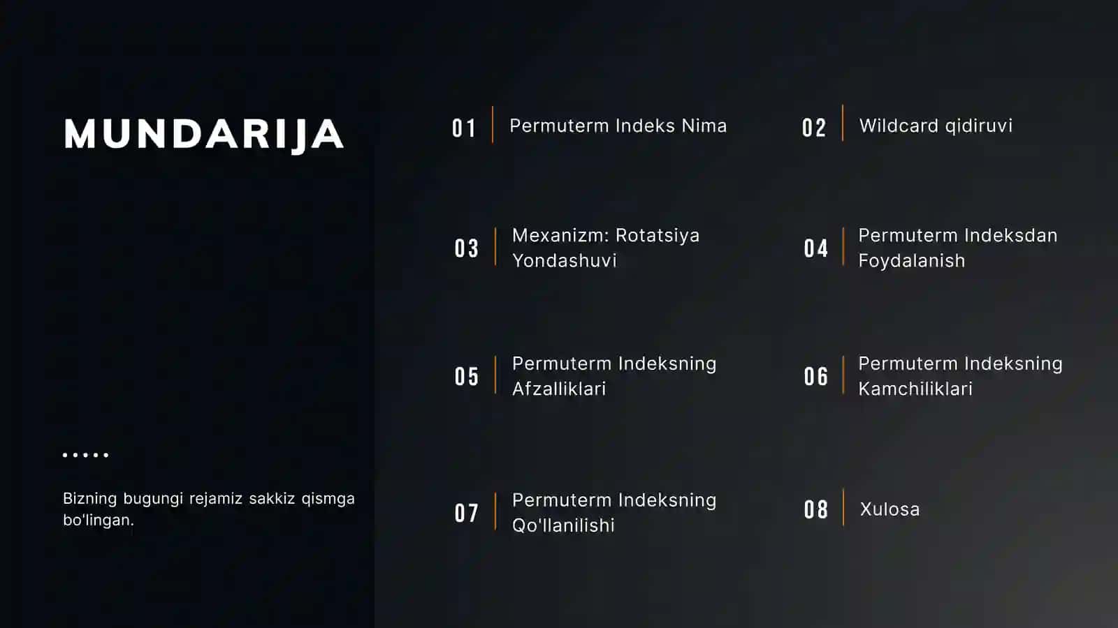 PERMUTERM INDEX 2