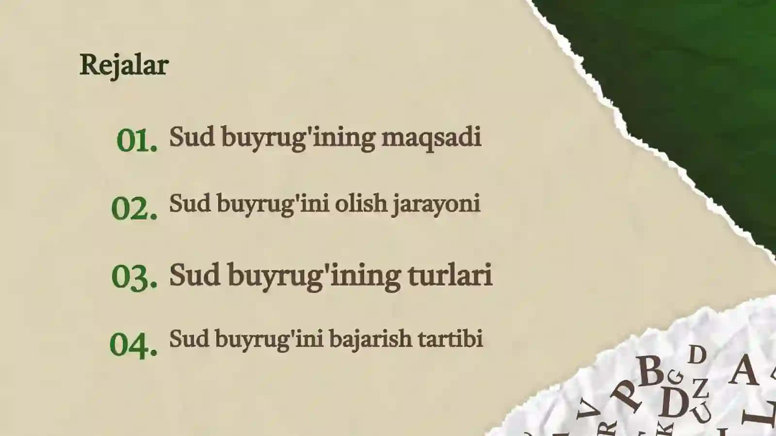 Sud buyrug'i 2