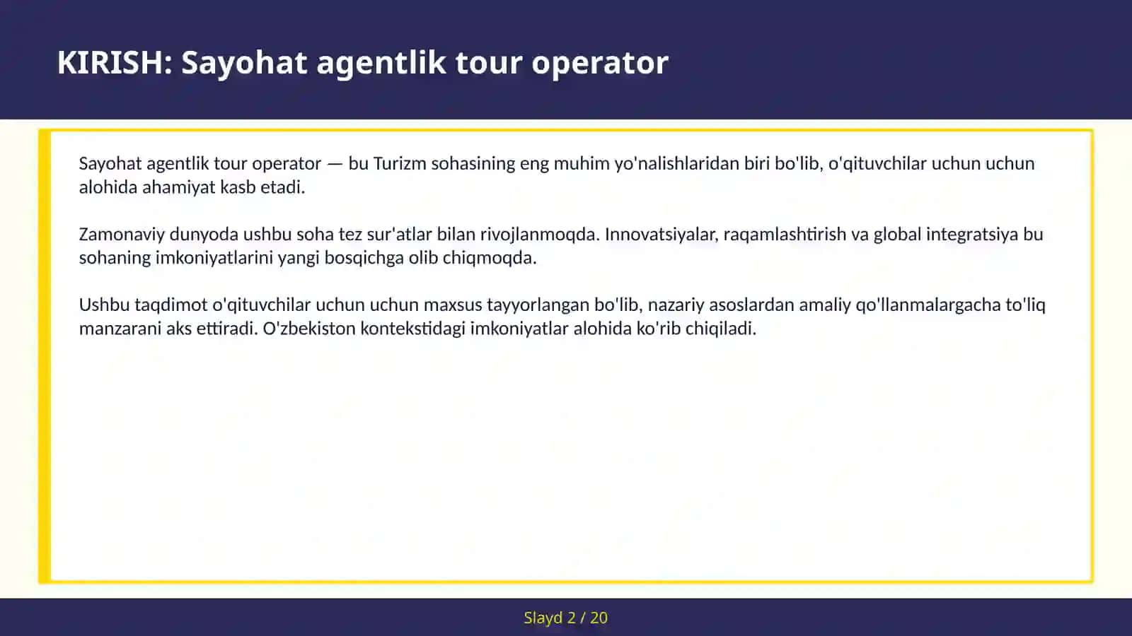 SAYOHAT AGENTLIK TOUR OPERATOR 2