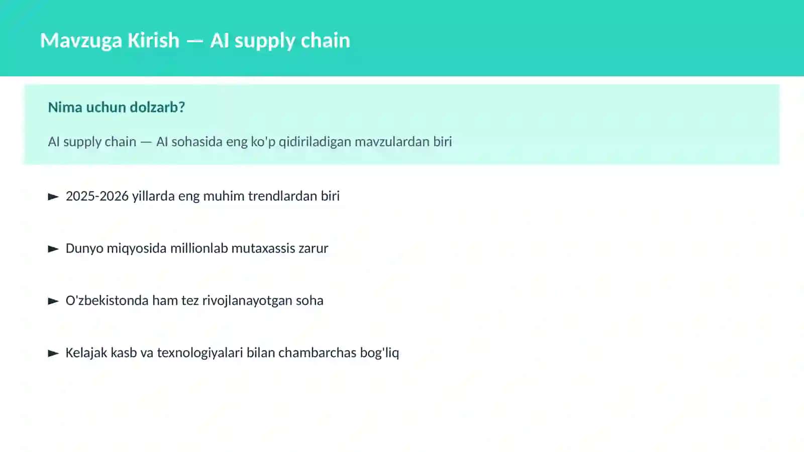 AI AMALIY SOHALARDA 2