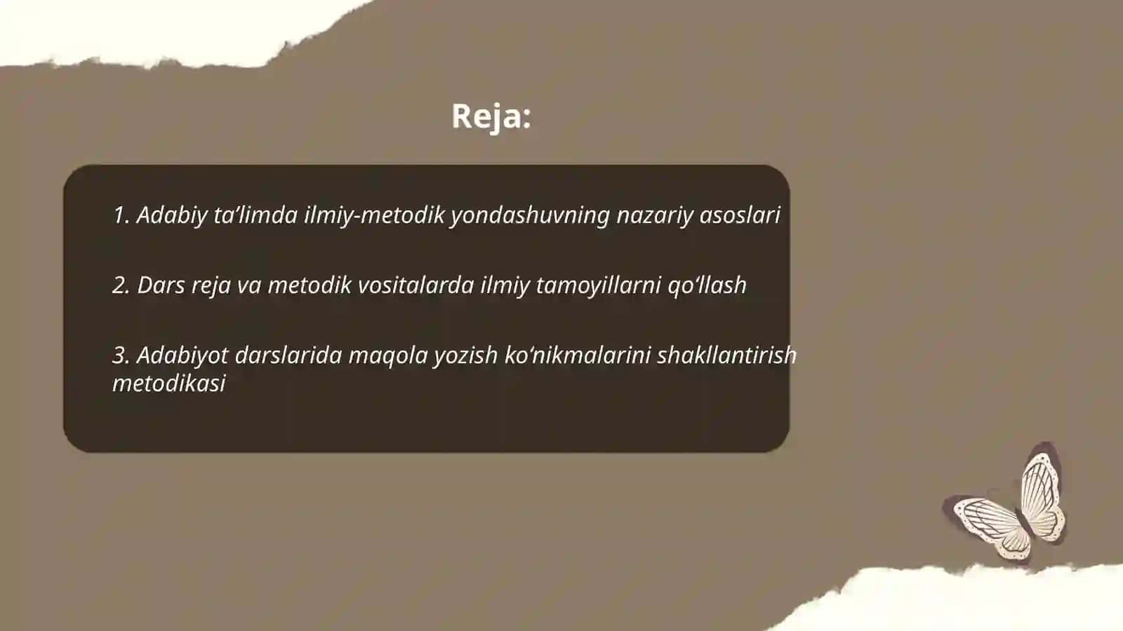 Adabiy ta’limga ilmiy metodik yondashuv 2