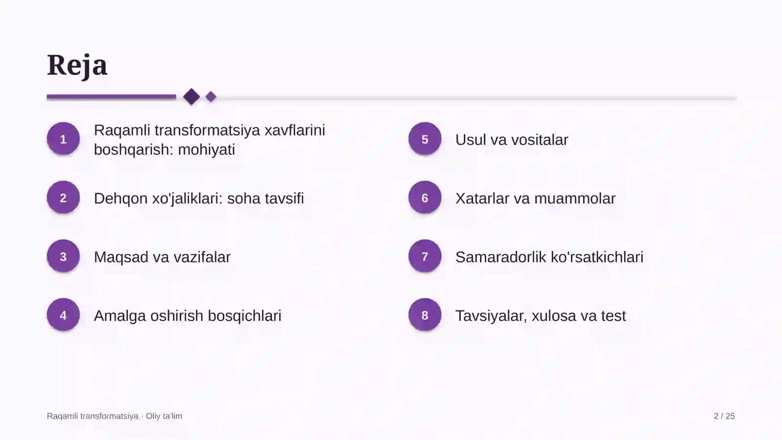 Dehqon xo'jaliklarida raqamli transformatsiya xavflarini boshqarish 2