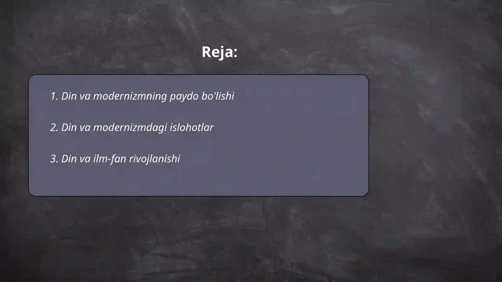 Din va modernizm 2