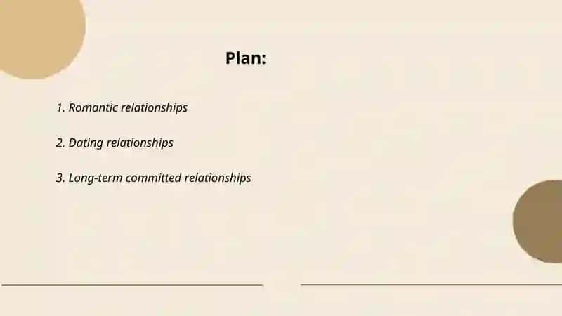 Romantic relationships 2