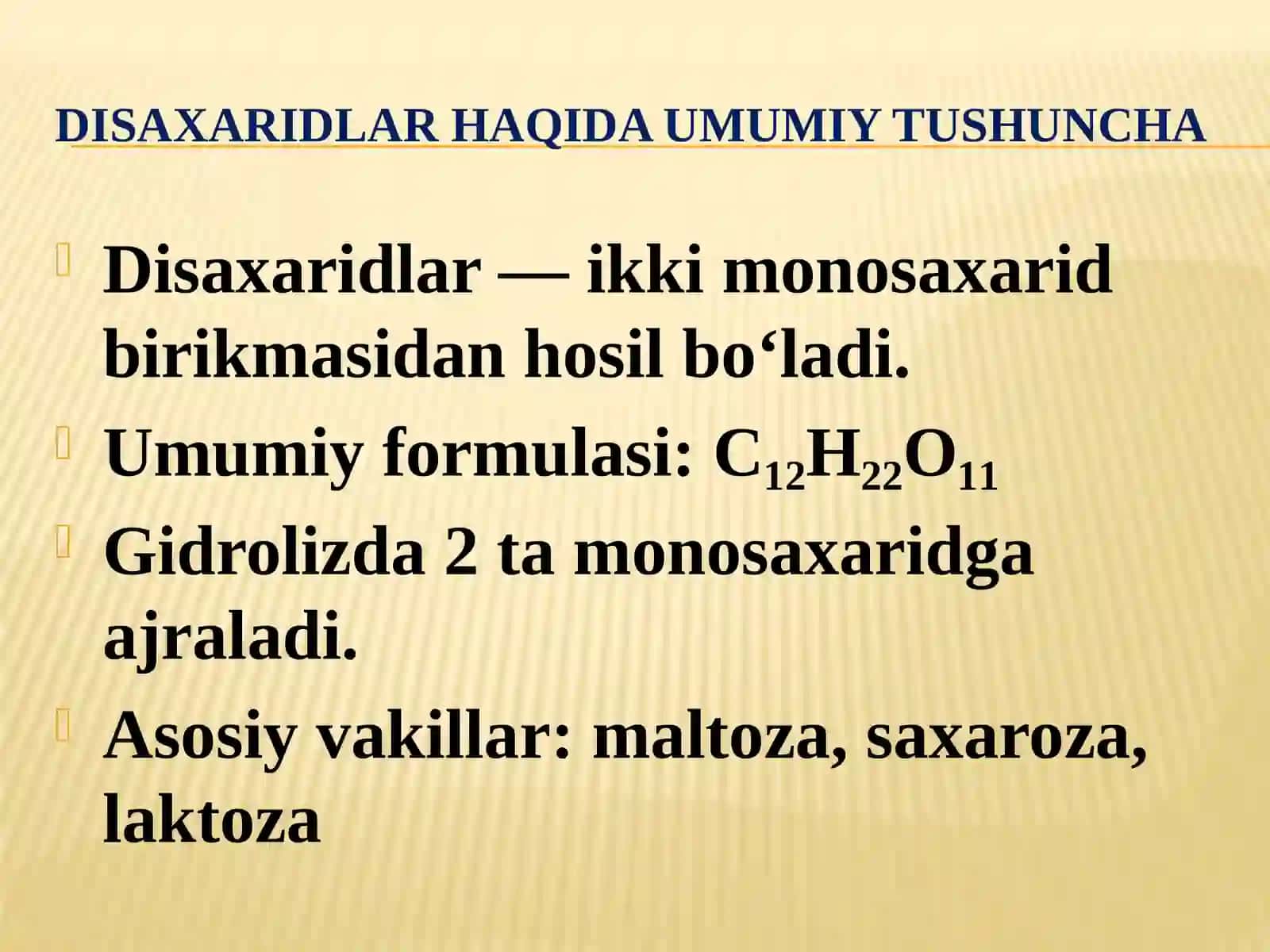 Disaxaridlar.  Maltoza  va  Saxaroza 2