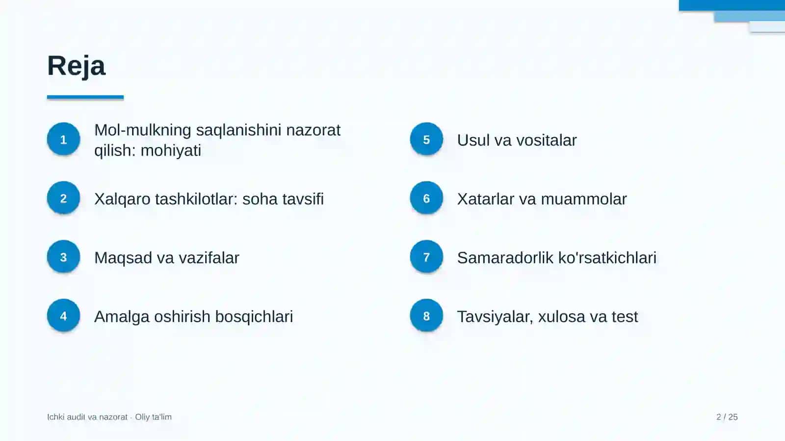 xalqaro tashkilotlarda mol mulkning saqlanishini nazorat qilish 6358 2