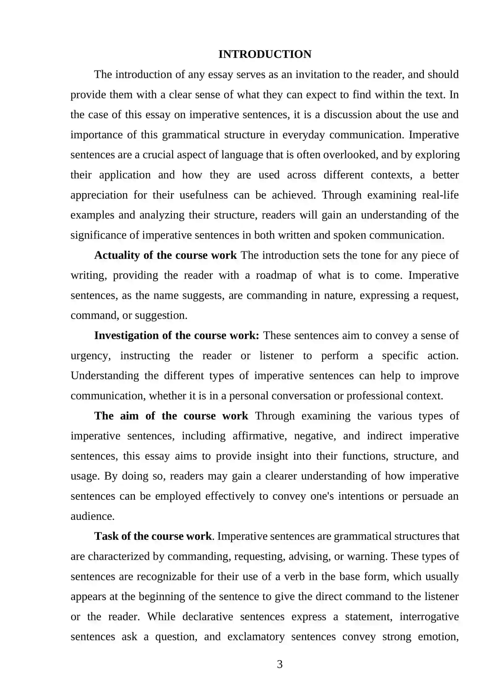 THE EXCLAMATIVE AND IMPERATIVE CLAUSES TYPES 2