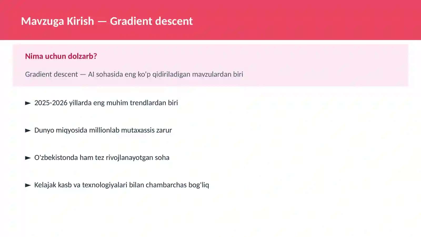 Gradient descent 2