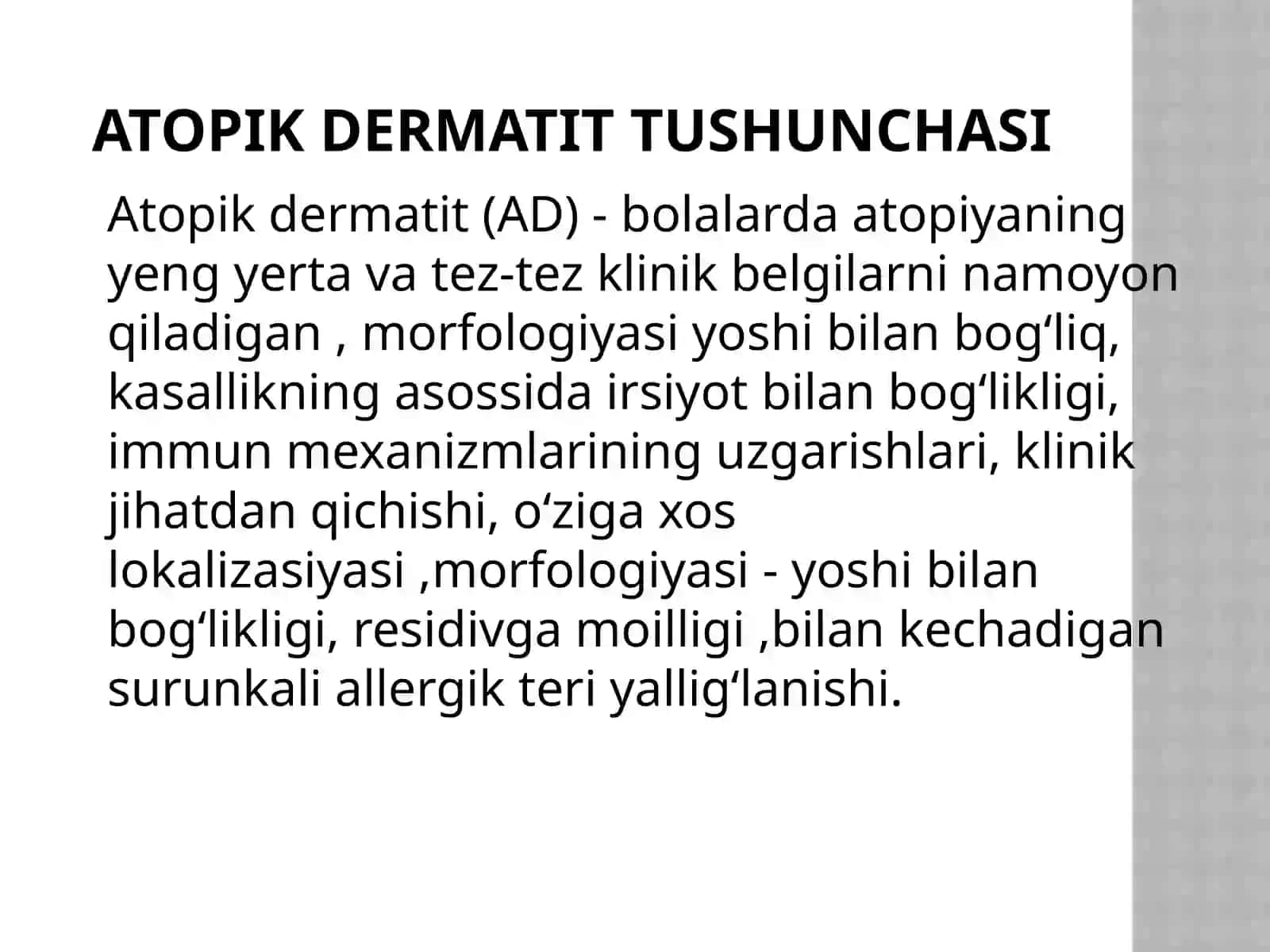 Atopik dermatit 2
