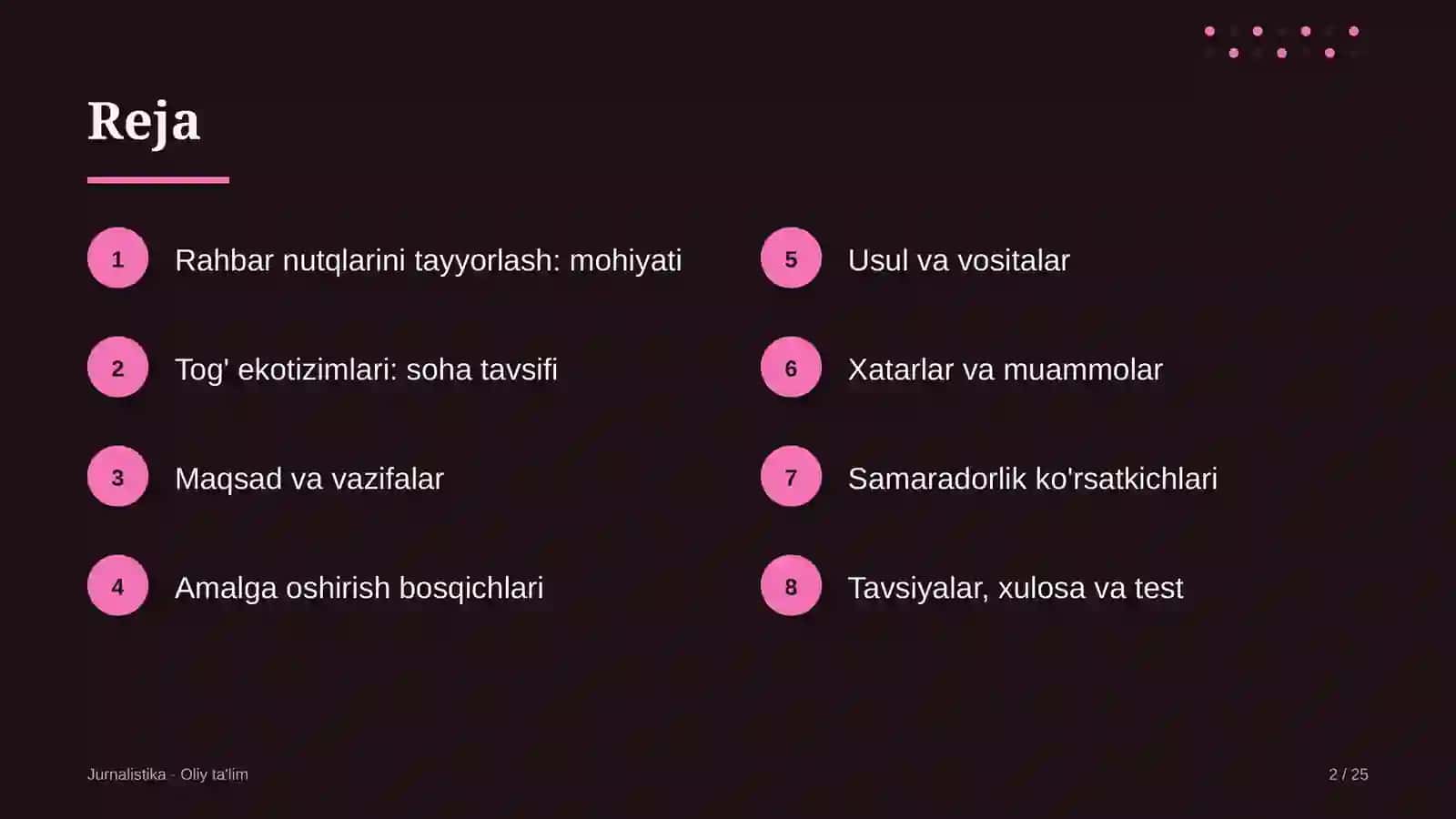 tog' ekotizimlarida rahbar nutqlarini tayyorlash 9246 2