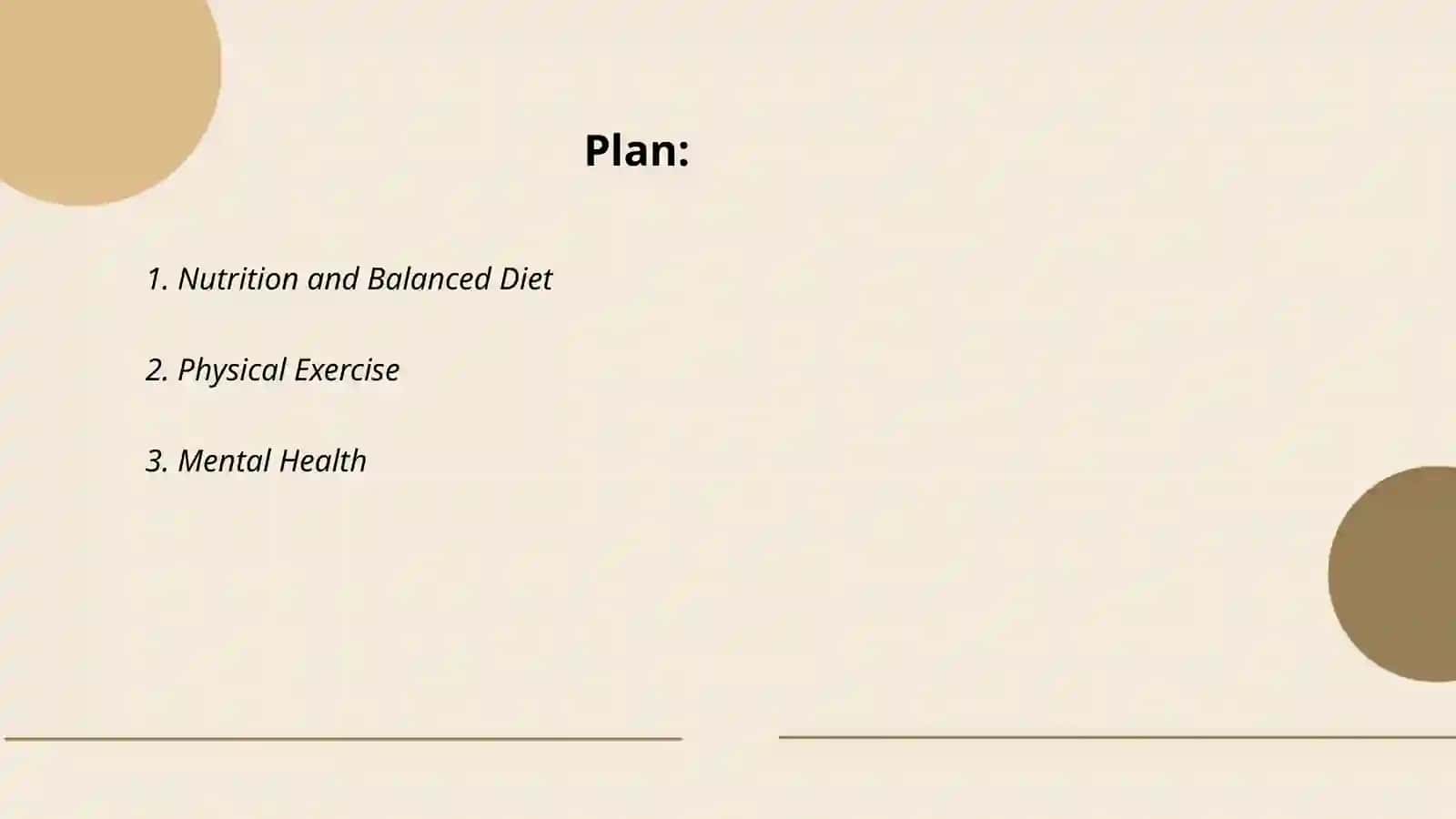 Keeping healthy 2
