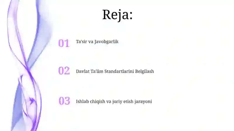 Davlat Ta'lim Standartlari 2