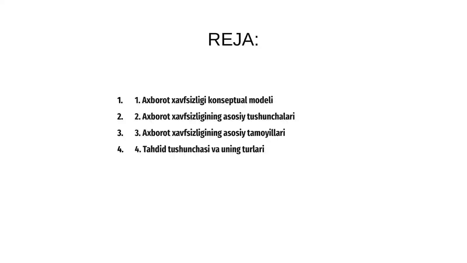 Axborot xavfsizligi konseptual modeli 2