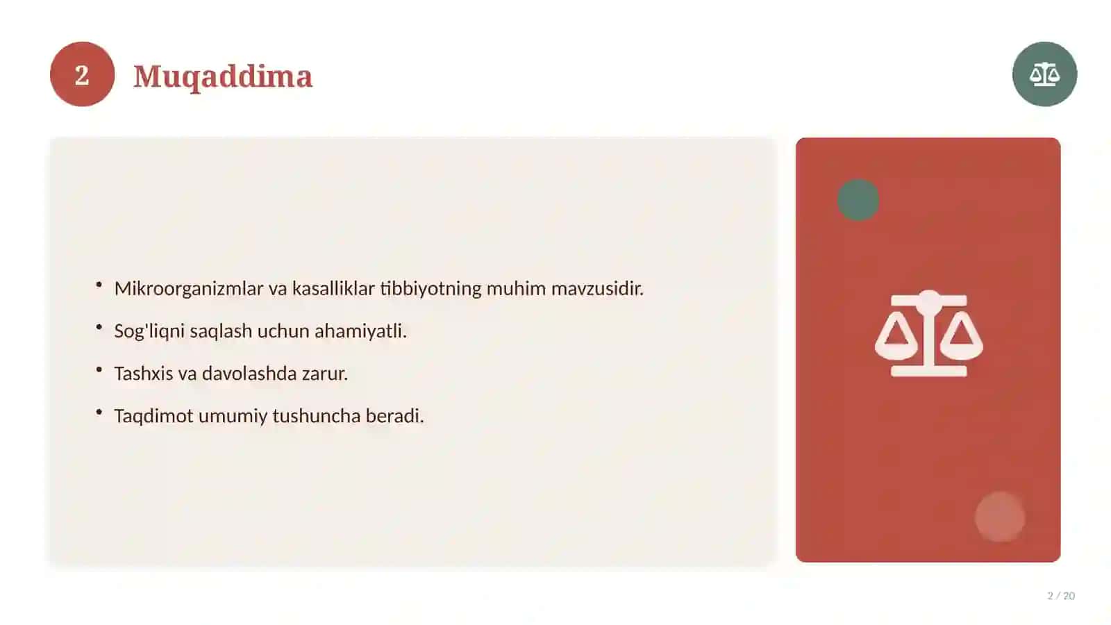 Mikroorganizmlar va kasalliklar 2