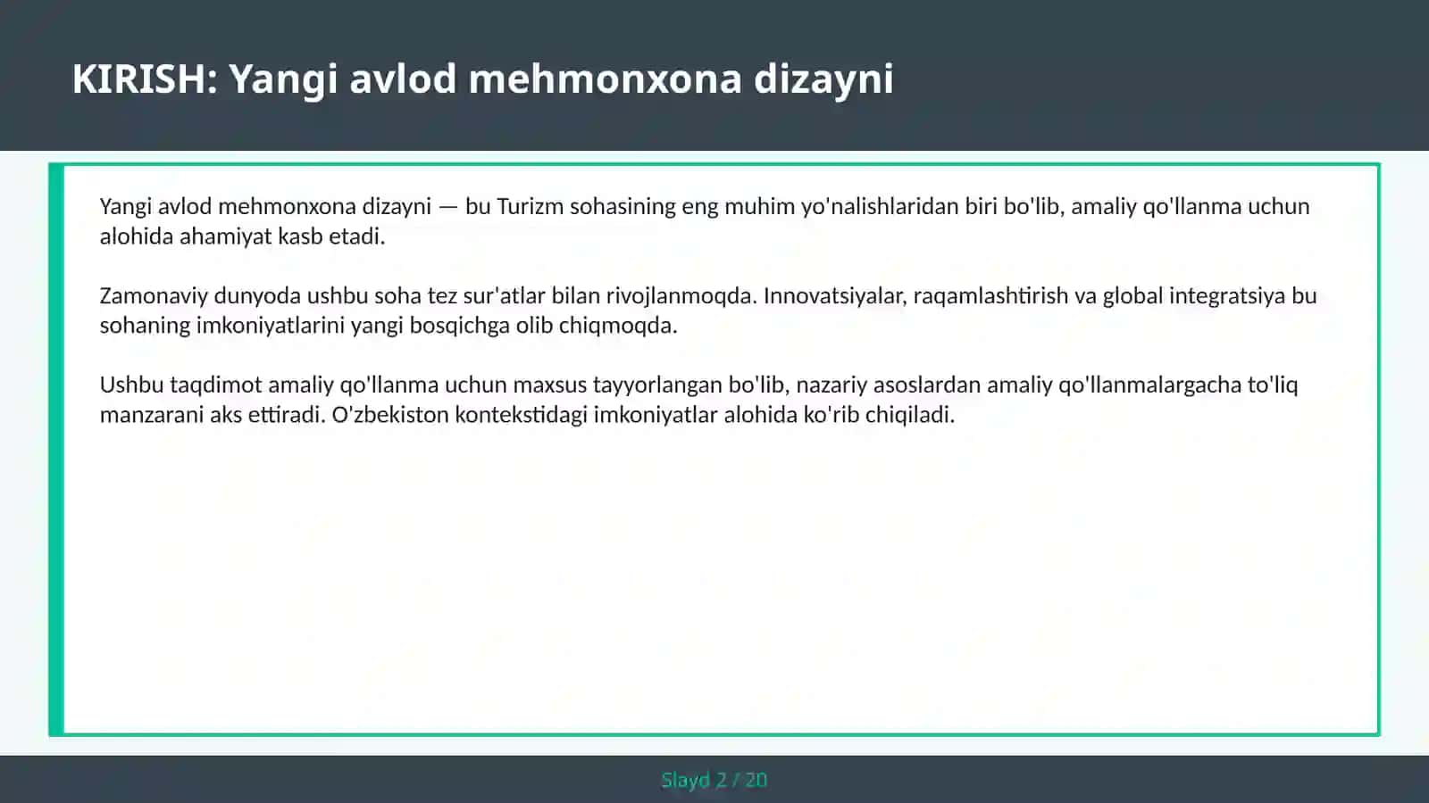 Yangi avlod mehmonxona dizayni 2