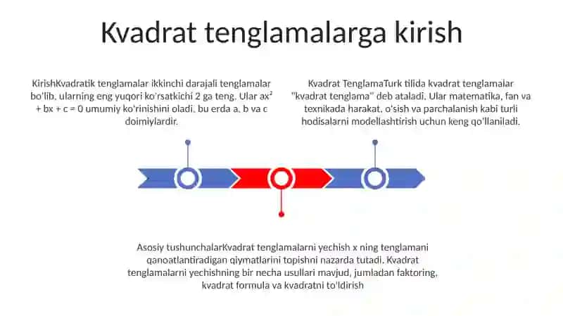 Kvadrat Tenglama 2