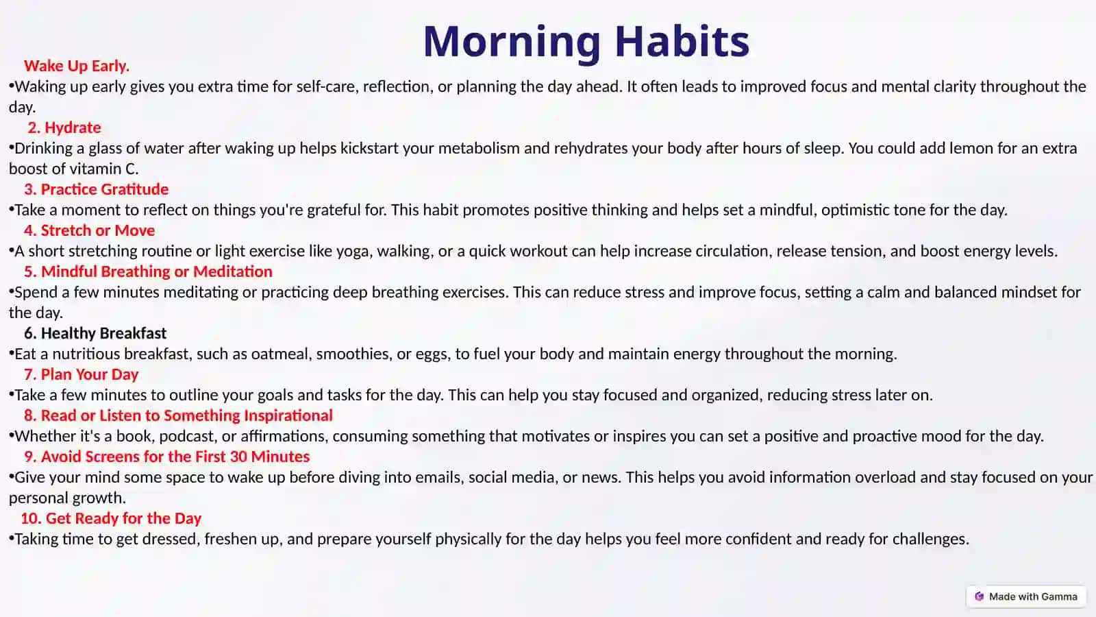 My Daily Routine 2
