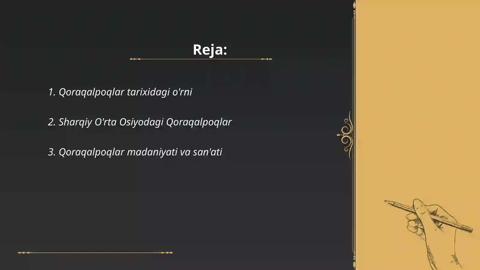 Qoraqalpoqlar Tarixi 2