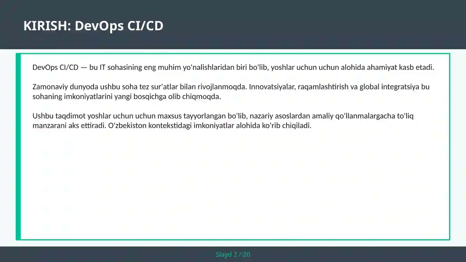 DevOps CI/CD 2