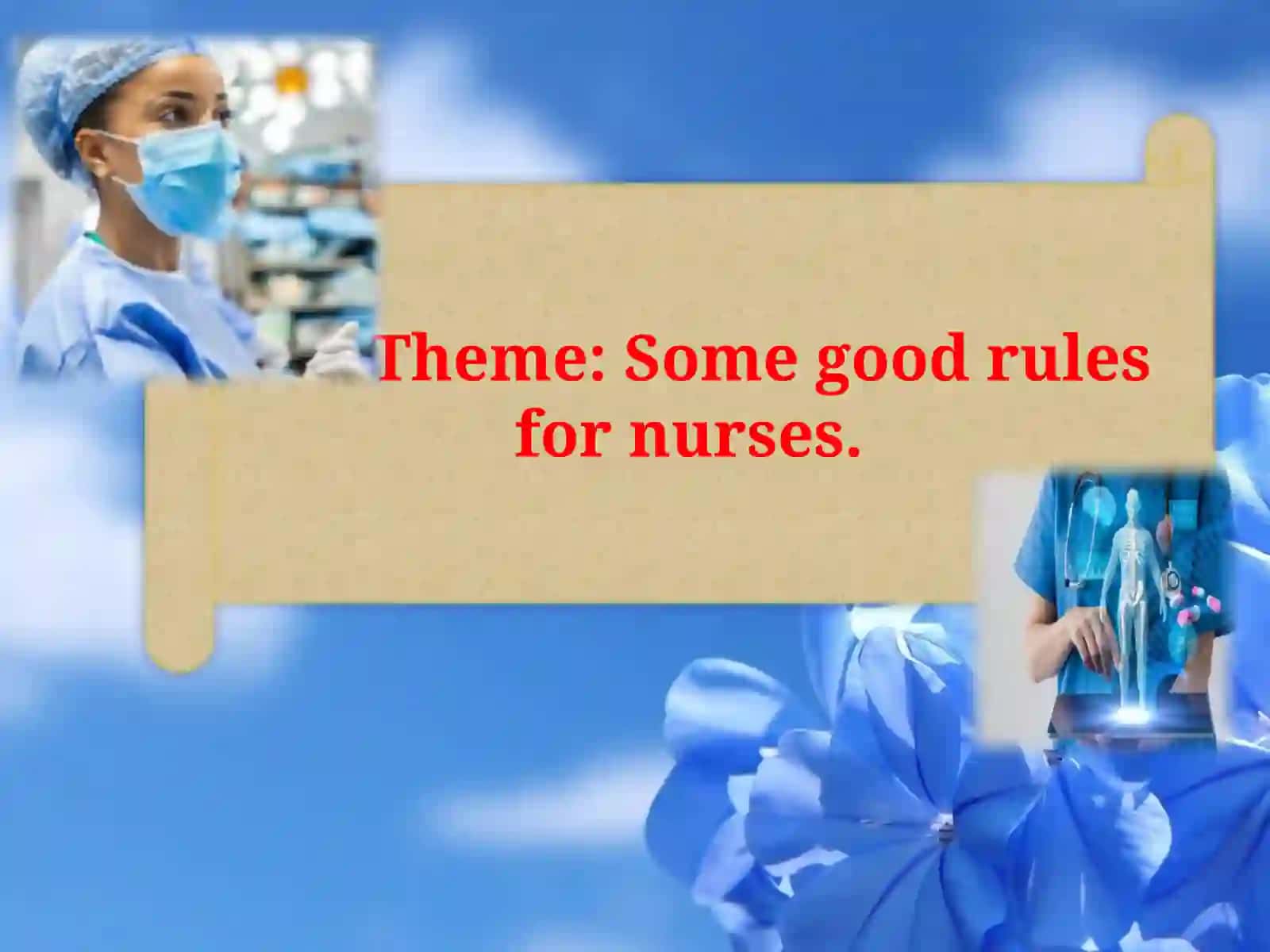 Some good rules for nurses 2